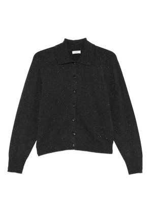 Peserico polo-collar cardigan - Grey