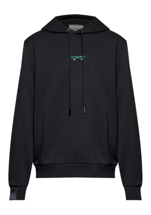 Iceberg graphic-print hoodie - Black