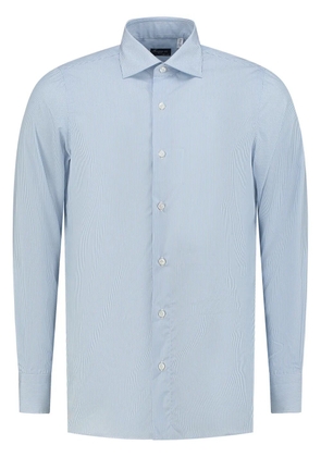 Finamore 1925 Napoli striped cotton shirt - Blue