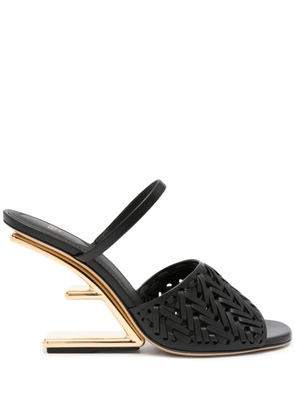 FENDI Fendi First 95mm leather sandals - Black