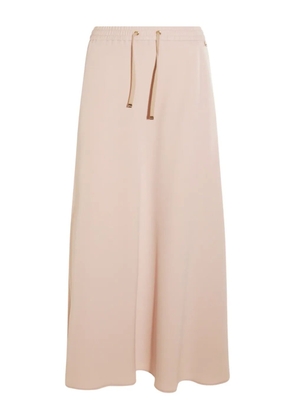Herno drawstring elastic-waistband skirt - Pink