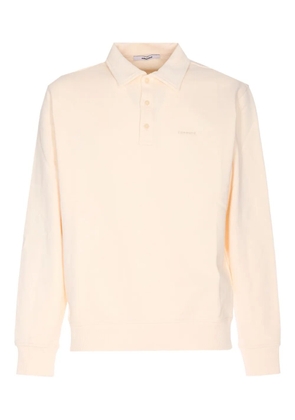 Edmmond Studios Embroidered logo polo shirt - Neutrals