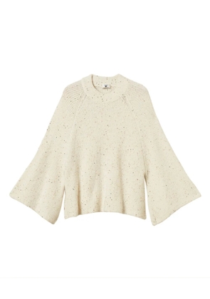 TWINSET sequin wide sleeves sweater - Neutrals