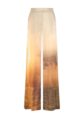 Roberto Cavalli printed trousers - Orange