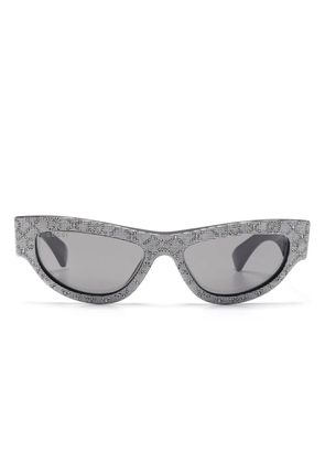 Gucci Eyewear cat-eye frame sunglasses - Silver