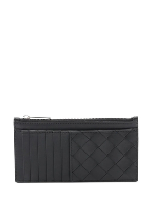 Bottega Veneta Pre-Owned 2012-2025 Leather Intrecciato coin pouch - Black