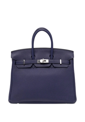 Hermès Pre-Owned Birkin 25 Sapphire Togo PHW tote bag - Blue