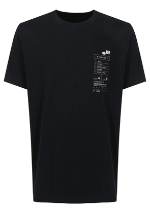Osklen Vintage Record-Label cotton T-shirt - Black