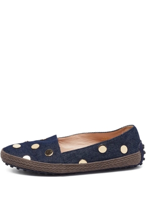Tod's Vintage 2024 studded ballet flats - Blue