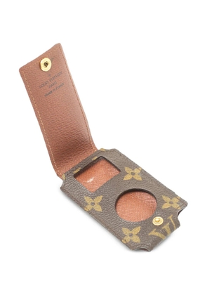 Louis Vuitton Pre-Owned Monogram leather case 100mm - Brown