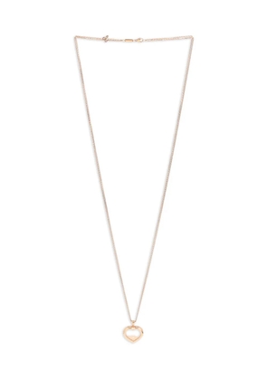 Chopard Pre-Owned pink gold Happy Diamonds diamond heart necklace