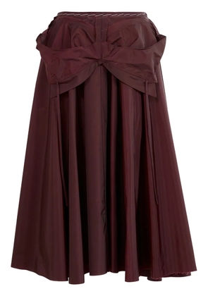 Maison Margiela A-line midi skirt - Red
