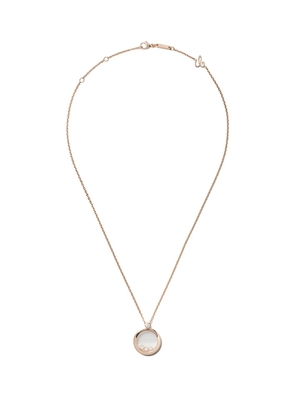 Chopard 18kt rose gold Happy Diamonds Icons pendant - Pink