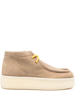 Miu Miu 45mm suede desert boots - Neutrals