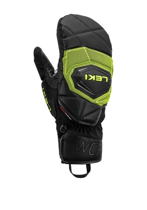 LEKI logo-print gloves - Black