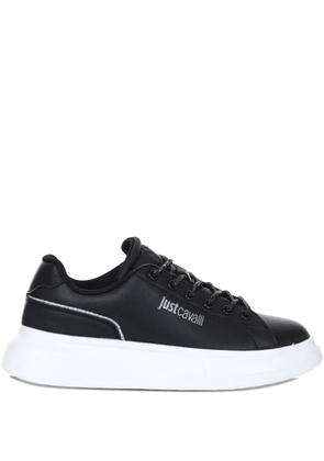 Just Cavalli logo low-top sneakers - Black