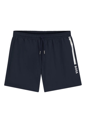 BOSS side-stripe swim shorts - Blue