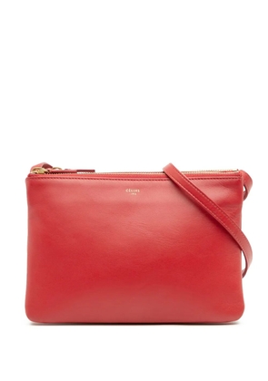 Celine Pre-Owned 2015 Small Lambskin Trio crossbody bag - Red