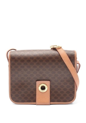 Celine Pre-Owned 2000s Macadam shoulder bag - Brown