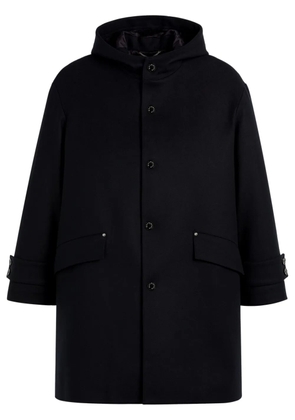 Mackintosh Humbie hooded coat - Blue
