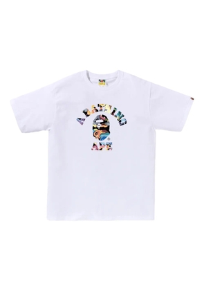 A BATHING APE® logo-graphic T-shirt - White