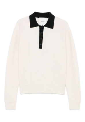 Nanushka ribbed polo-neck sweater - Neutrals