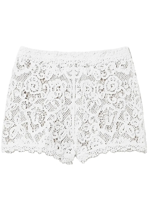 TWINSET knitted mini shorts - White