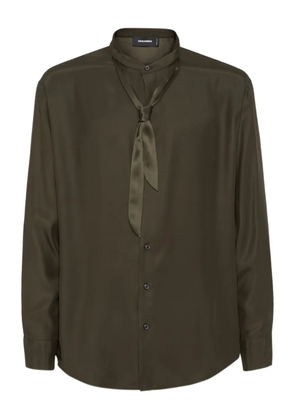 DSQUARED2 satin shirt - Green