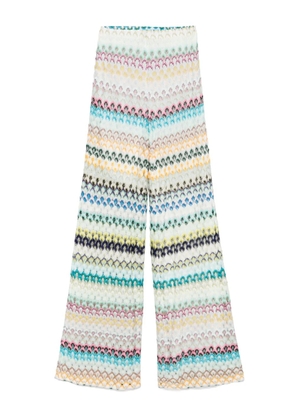 Missoni zigzag trousers - White