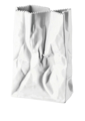 Rosenthal paper-bag 18cm porcelain vase - White
