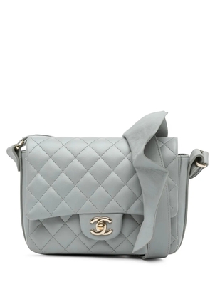 CHANEL Pre-Owned 2020 Quilted Calfskin Bolero de Chanel Flap crossbody bag - GRAY