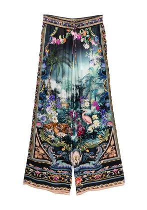 Camilla Basked In Baroque pants - Black