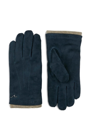 Paul & Shark suede gloves - Blue
