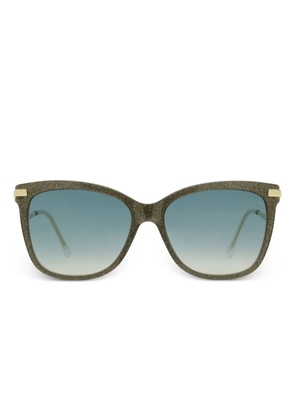 Jimmy Choo Eyewear Steff glitter-effect sunglasses - Grey