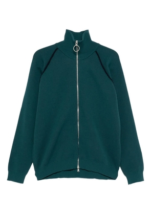 1989 STUDIO high-neck zip-up sweater - Green