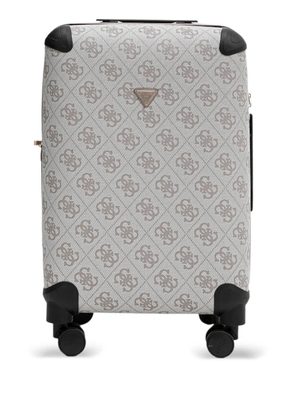 GUESS USA monogram-pattern luggage - Grey