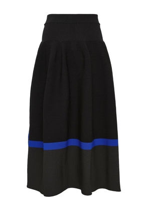 CFCL Pottery pleated midi skirt - Black