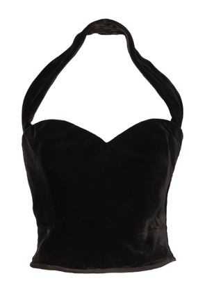 Sabbadini Pre-Owned velvet top - Brown