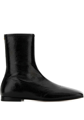 Valentino Garavani Vlogo leather ankle boots - Black