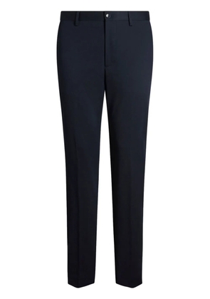 ETRO mid-rise slim-cut trousers - Blue