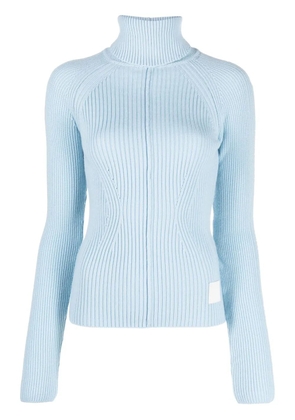 Marc Jacobs ribbed turtleneck jumper - Blue