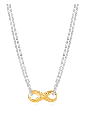 DOWER AND HALL Entwined Infinity pendant necklace - Gold