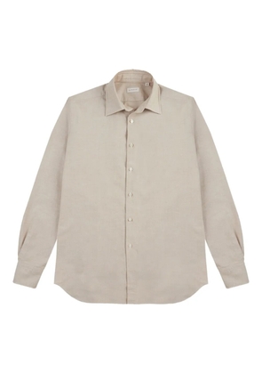 Glanshirt Oxford-weave cotton shirt - Neutrals