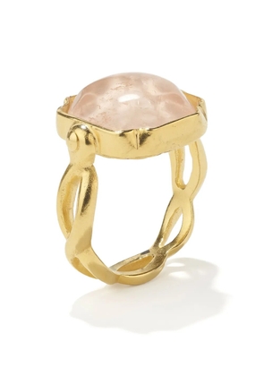 Goossens Cabochons square ring - Gold