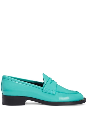 Giuseppe Zanotti Faridha patent leather loafers - Green