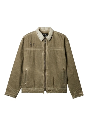 THUG CLUB collared jacket - Green