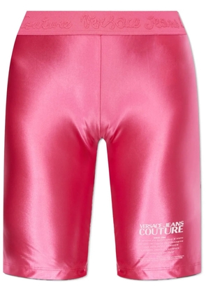 Versace Jeans Couture logo-print shorts - Pink