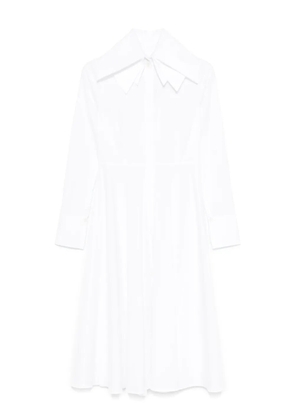 Viktor & Rolf layered-collar shirt dress - White