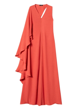 TWINSET cape design dress - Red