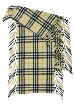 Burberry checkered Happy scarf - Neutrals